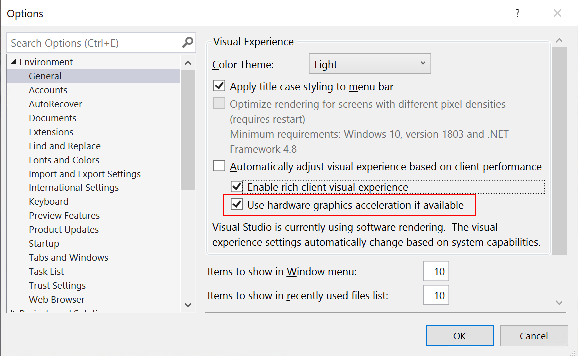 visual studio 2019 rc